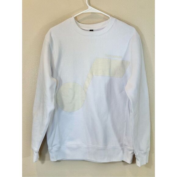 CounterPoint NBA Utah Jazz White On White Crewneck Pullover Sweatshirt Men's S - Picture 2 of 11